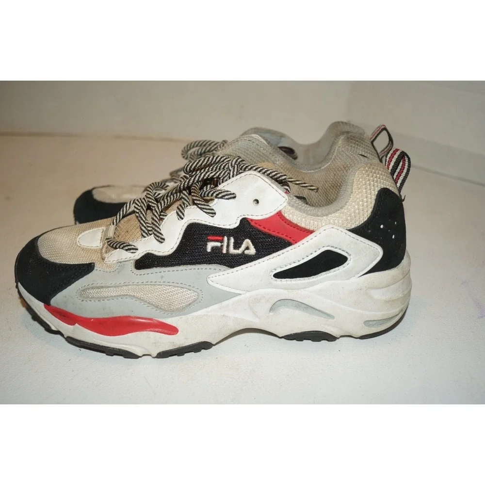 Fila Women's Ray Tracer White Running Sneakers Size 7.5